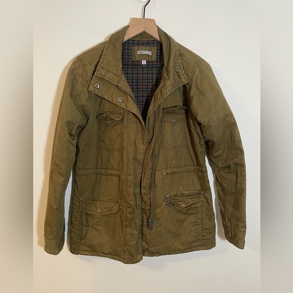 Horny Toad Green Ghostwriter Utility Jacket Wool Blend Lining Women’s Size Small - Picture 2 of 16